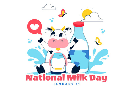 11 World Milk Day Illustration