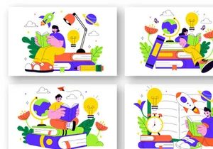10 Book Week Illustration