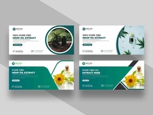 Hemp CBD Oil Facebook Cover Banner Ver-2