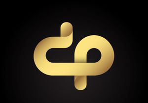 DP Letter Logo Design Vector