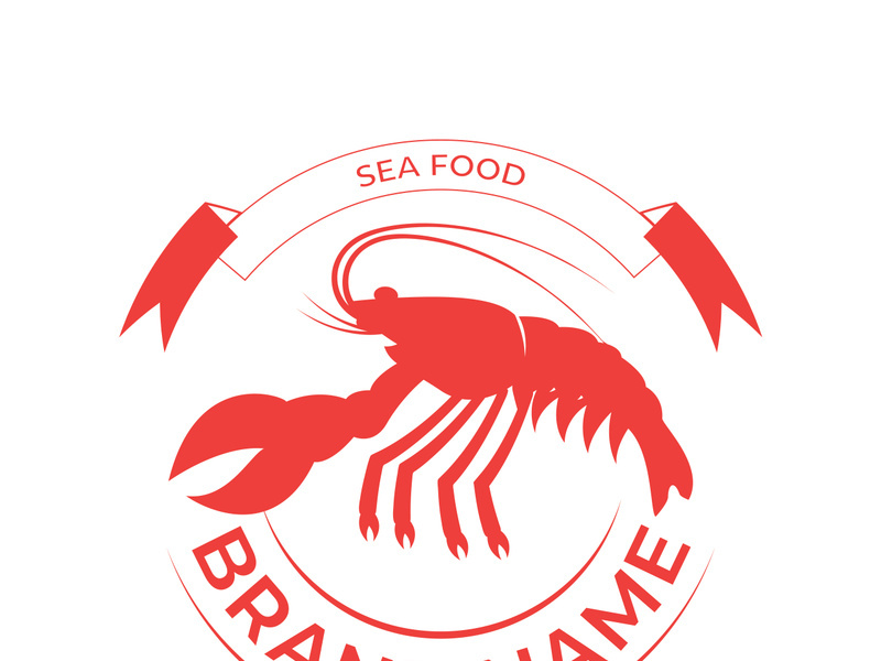 Vintage lobster logo