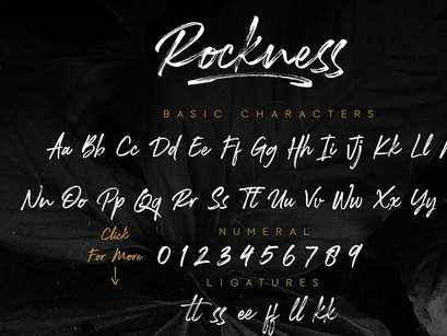 Rockness Handbrush Font