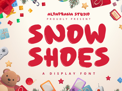 Snowshoes - Playful Display Font