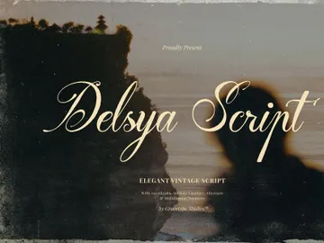 Delsya Script | Elegant Vintage Script preview picture