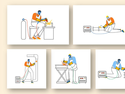 23 Welding Service Illustration