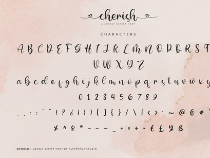 Cherish - Script Font