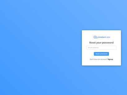Gradient Able ReactJS Free Admin Dashboard Template