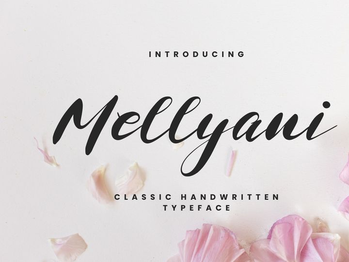 Mellyani - Classic Handwritten Typeface