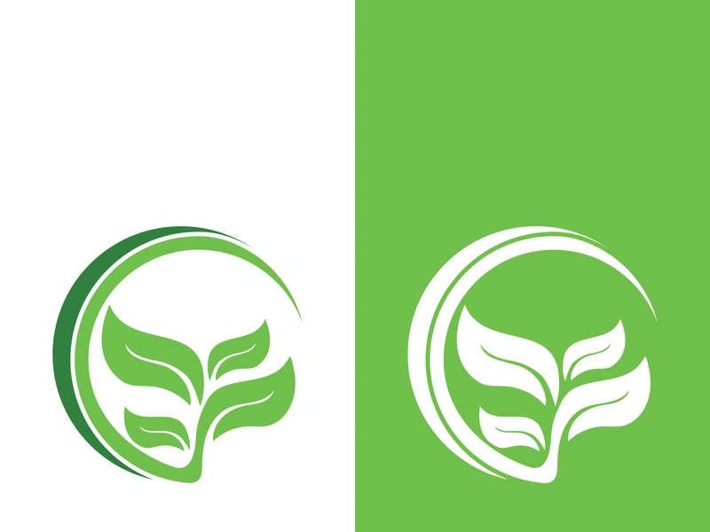 Green tree leaf nature logo images illustration design