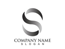 Business corporate S letter logo design vector