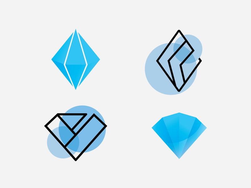 Diamond  logo  vector template diamond symbol