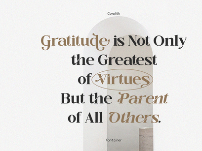 Coralith - Luxury Serif Font