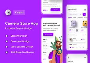 Camera Store App Design