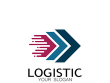 logistics logo icon illustration vector design  distribution symbol  delivery of goods  economy  finance