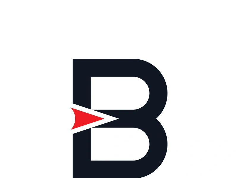 B letter logo template vector illustration