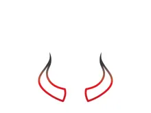 Devil horn Vector icon design illustration Template