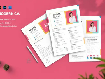 Modern CV – Resume & Letter preview picture