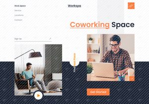 Coworking Space Landing Page [Figma]