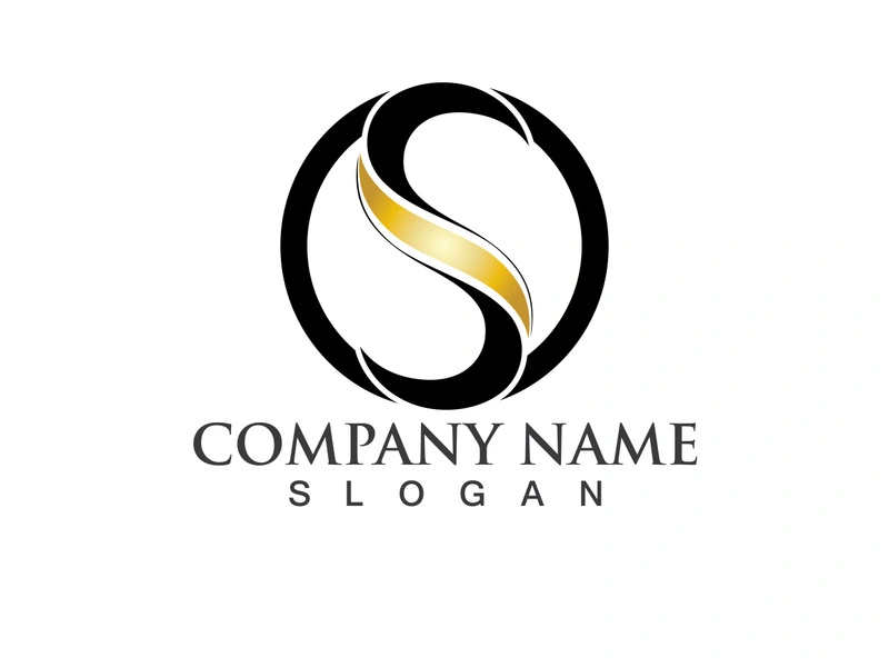 Business corporate letter S logo design vector.