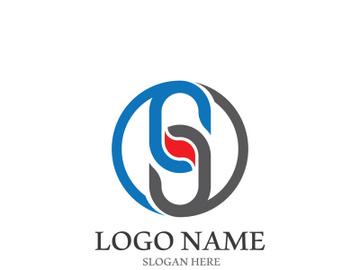 S letter creative icon logo design elegant vector illustration preview picture