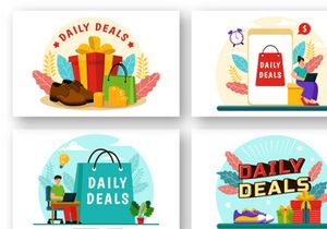 9 Daily Deals of The Day Illustration