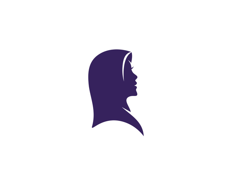 Hijab Fashion icon design
