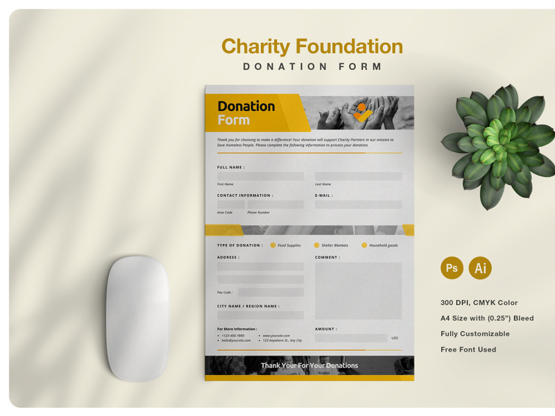 Charity Donation Form