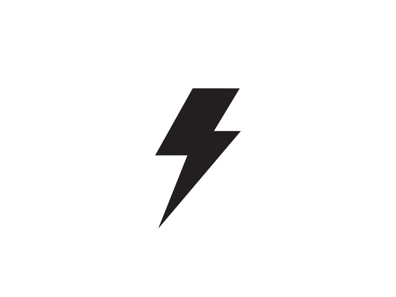 Strom Thunderbolt Template vector icon illustration design