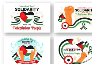 12 Day of Solidarity with the Palestinian People Illustration