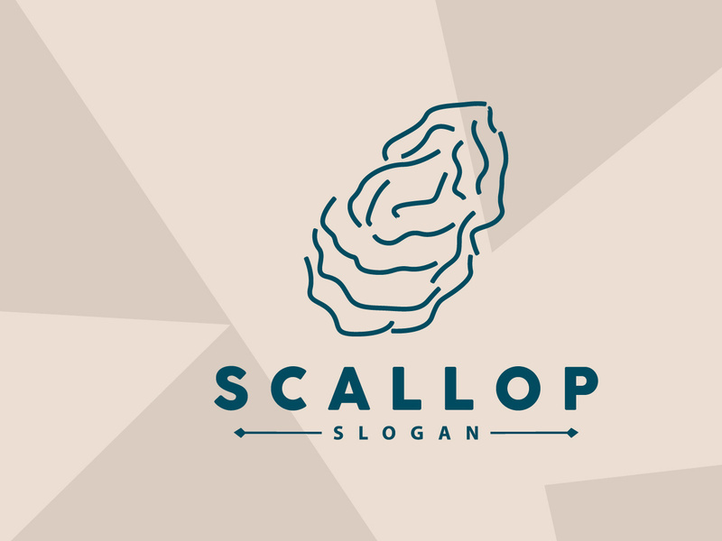 Seashell Logo, Inspirational Scallop Design