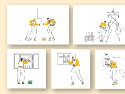 25 Lighting and Electricity Energy Illustration