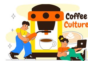 10 Coffee Shop Culture Illustration
