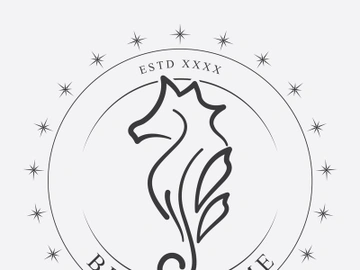 Sea horse logo preview picture