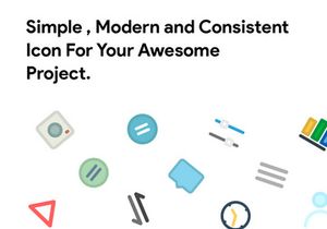 50 User Interface Flat Icon