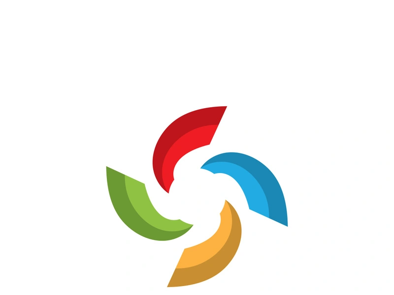 triangle logo vector design illustration template