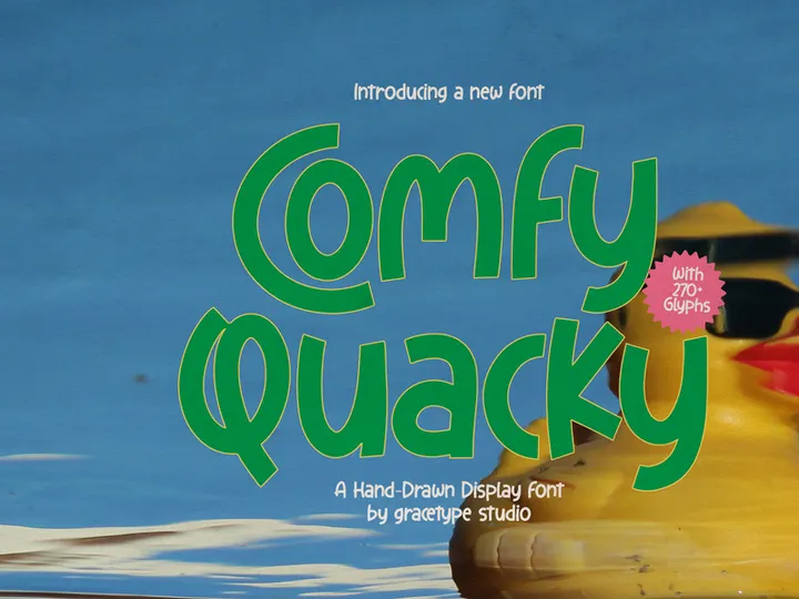 Comfy Quacky | Display Hand Drawn