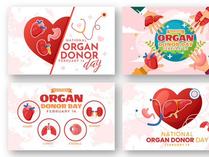 12 National Organ Donor Day Illustration