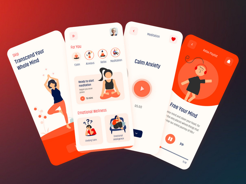 Meditation App UI Kits
