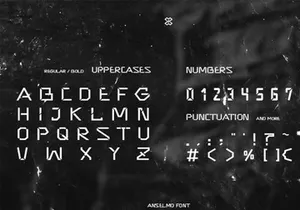 Anselmo – Free Techno Font