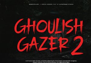 Bonechiller - Brush Font