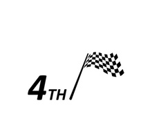 Race flag logo