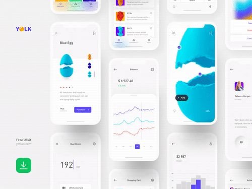 Yolk – Free iOS UI Kit