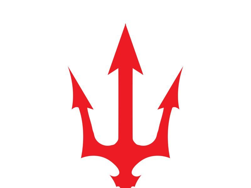 Mystic Trident Emblem Of Power magic trisula