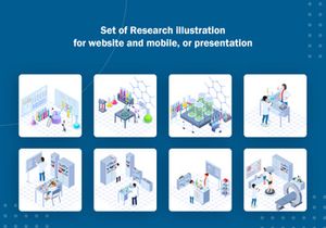 [Vol. 12] Research - Landing Page Illustration