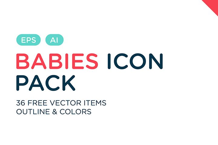 Free Baby Vector Icon Pack