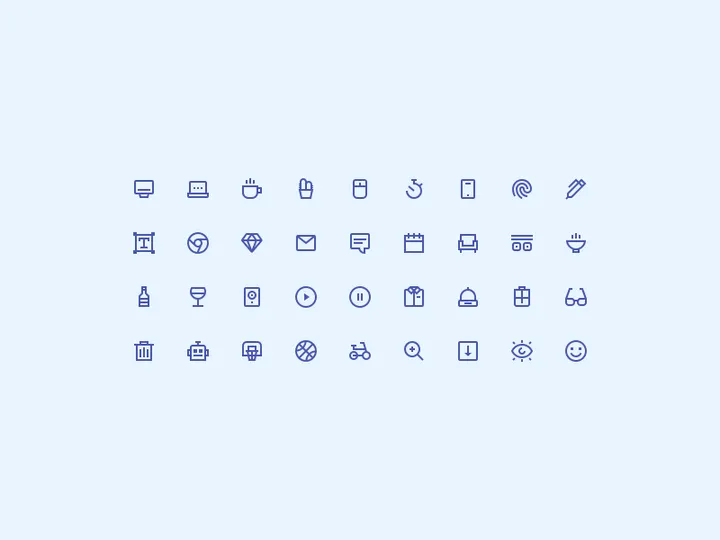Tiny Insane Icons [SKETCH, AI[
