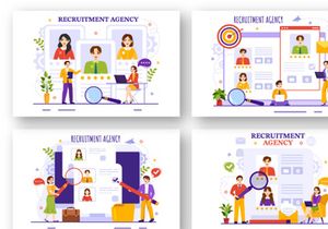 15 Recruitment Agency Illustration
