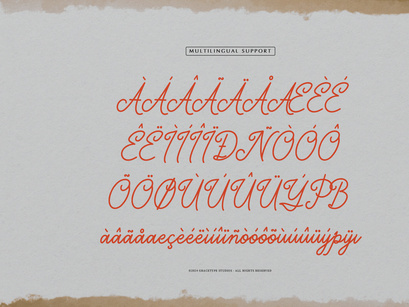 Marylona | Monoline Script font