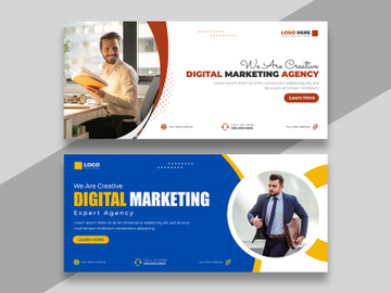 Digital Marketing Facebook Cover Banner Ver-1 preview picture