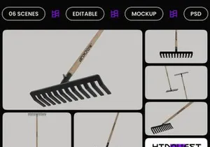 Iron Rake Mockup